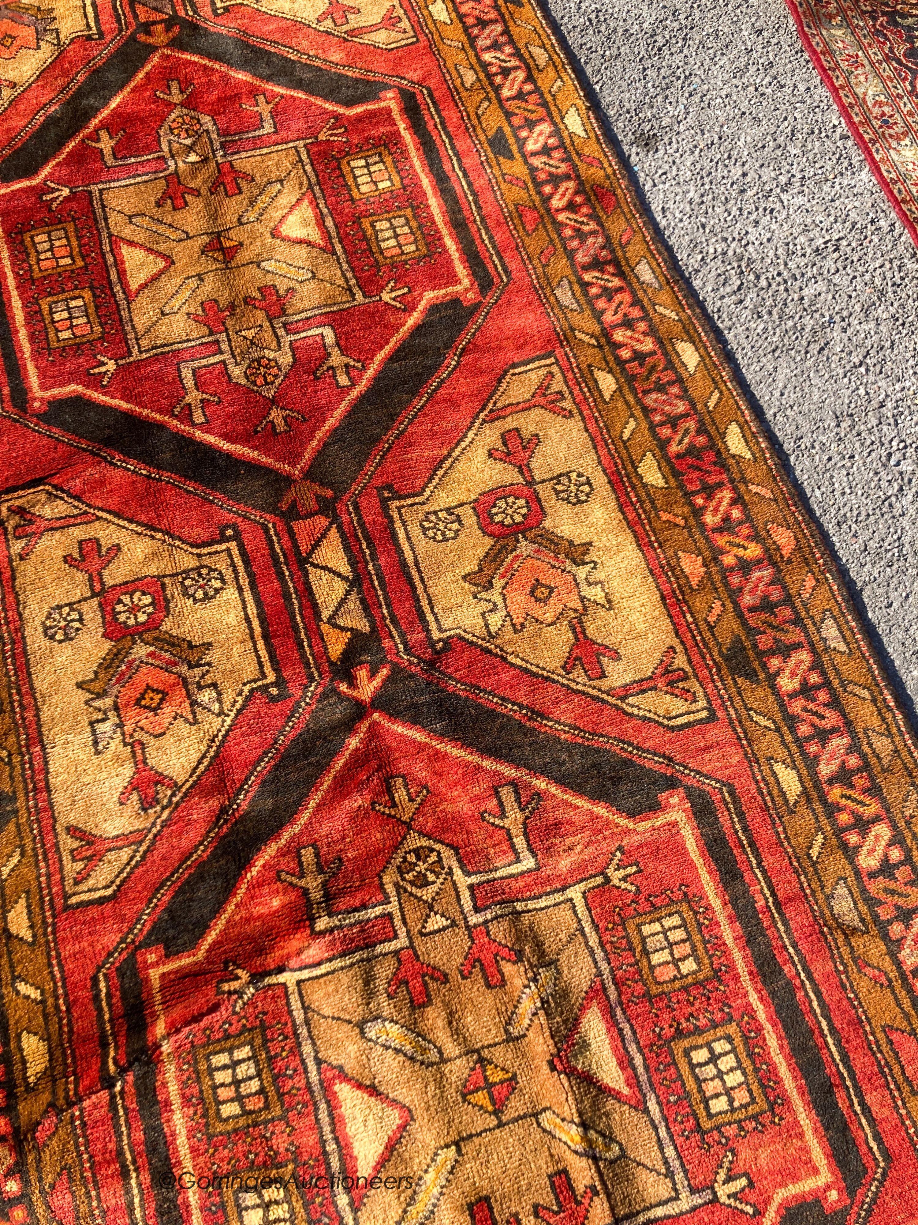 An Azarbijan rug, 400 x 110cm